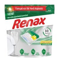 Renax Tablet Bulaşık Makinesi Deterjanı 24x33 Adet