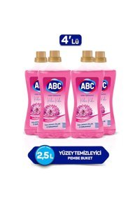 Abc Pembe Buket Kokulu Yüzey Temizleyici 4x2.5 lt