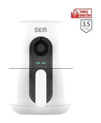 Sem SC305 Midocook Airfryer 3.5 lt Yağsız Beyaz Sıcak Hava Fritözü