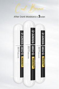 Maybelline New York Curl Bounce 3'lü Hacim Veren Lifting Etkili Suya Dayanıklı Siyah Maskara