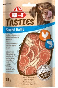 8in1 Tasties Balık Tüm Irklar Yetişkin Köpek Ödül Maması 85 gr