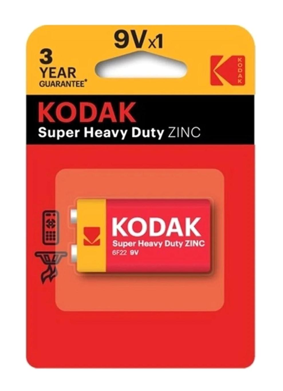 Kodak Super Heavy Duty 9 V Çinko D / Büyük Pil