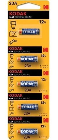 Kodak Max Super 23A 12 V Alkalin Pil 5'li