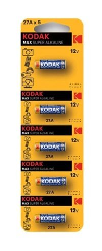 Kodak Max Super 12 V Alkalin Pil 5'li
