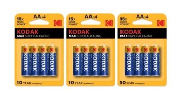 Kodak Max Super 1.5 V Alkalin AA / Kalem Pil 12'li
