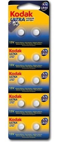 Kodak AG76 LR44 1.5 V Alkalin Düğme Pil 10'lu