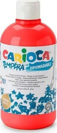 Carioca Süper Yıkanabilir Kırmızı 500 ml Guaj Boya