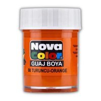 Nova Color Su Bazlı Turuncu 25 ml Guaj Boya