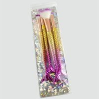 Feryal 4'lü Allık Eyeliner Far Makyaj Fırçası Seti