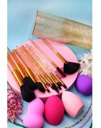 Mujgan 12'li Allık Eyeliner Far Makyaj Fırçası Seti