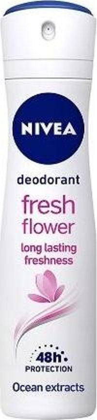 Nivea Women Fresh Flower Pudralı Ter Önleyici Sprey Kadın Deodorant 4x150 ml