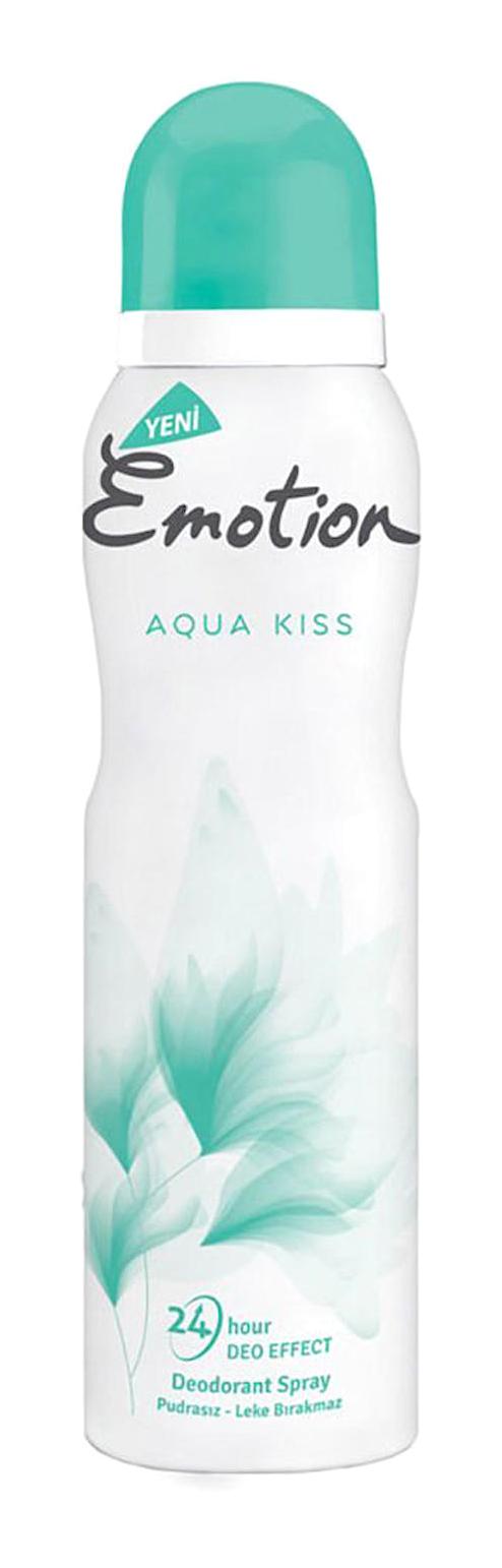 Emotion Aqua Kıss Pudrasız Ter Önleyici Sprey Kadın Deodorant 3x150 ml