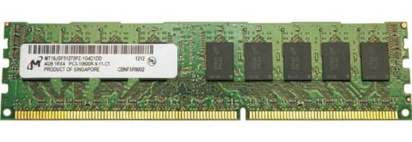 Micron MT18JSF51272PZ-1G4D1 4 GB DDR3 1x4 1333 MHz Ram