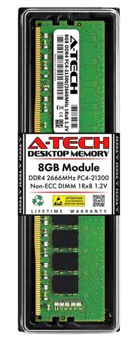 A-Tech MTA8ATF1G64AZ-2G6E1 8 GB DDR4 1x8 2666 MHz Ram