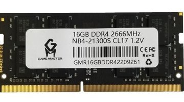 Gamemaster GMRN16GBDDR4 16 GB DDR4 1x16 2666 MHz Ram