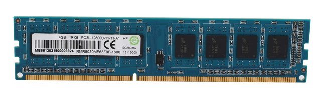 Herklotzn PC3L-12800U 4 GB DDR3 1x4 1600 MHz Ram