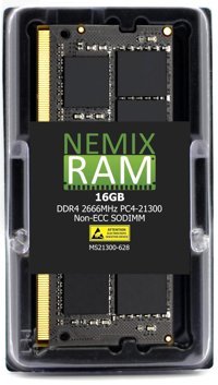 Nemix RAM-16GDR4T0-SO-2666 16 GB DDR4 1x16 2666 MHz Ram
