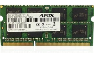 Afox AFSD38BK1P 8 GB DDR3 1x8 1600 MHz Ram