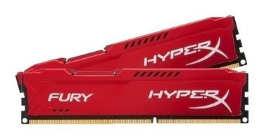 Kingston Hyperx Fury HX318C10F/8 16 GB DDR3 2x8 1866 MHz Ram Kırmızı