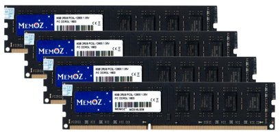 Memoz 32 GB DDR3 4x8 1600 MHz Ram