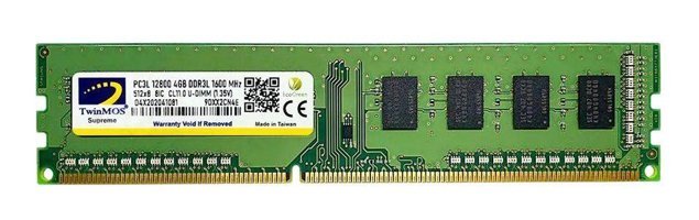 TwinMOS MDD3L4GB1600D 16 GB DDR3 2x8 1600 MHz Ram