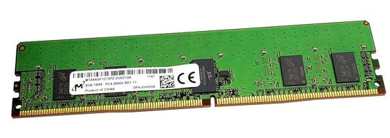 Micron MTA9ASF1G72PZ-2G6D1 8 GB DDR4 1x8 2666 MHz Ram