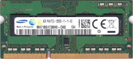 Samsung M471B5173BH0-CK0 4 GB DDR3 1x4 1600 MHz Ram