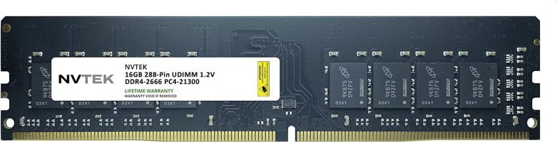 NVTEK 16 GB DDR4 1x16 2666 MHz Ram