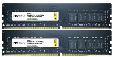 NVTEK 16 GB DDR4 2x8 2133 MHz Ram