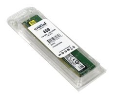 Crucial CT4G4DFS824A 4 GB DDR4 1x4 2400 MHz Ram Siyah