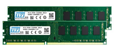 LIYI 16 GB DDR3 2x8 1066 MHz Ram