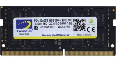 TwinMOS MDD3L4GB1600N 4 GB DDR3 1x4 1600 MHz Ram Siyah