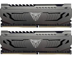 Patriot Viper Steel Black Gaming PVS432G320C6K 32 GB DDR4 2x16 3200 MHz Ram