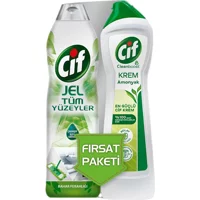 Cif Krem Yüzey Temizleyici 2x500 ml
