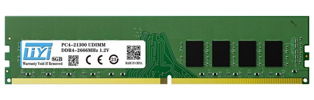LIYI 8 GB DDR4 1x8 2666 MHz Ram