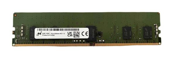 Micron MTA9ASF1G72PZ-3G2J3 8 GB DDR4 1x8 3200 MHz Ram