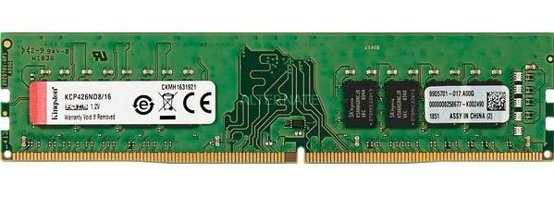 Kingston KCP426ND8/16 16 GB DDR4 1x16 2666 MHz Ram
