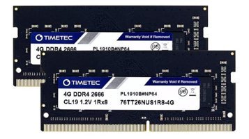 Timetec 8 GB DDR4 2x4 2666 MHz Ram