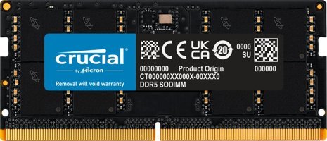 Crucial CT8G56C46S5 8 GB DDR5 1x8 5600 MHz Ram