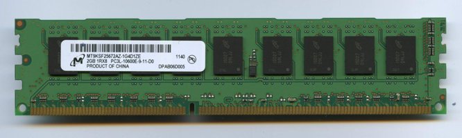 Micron MT9KSF25672AZ-1G4D1ZE 2 GB DDR3 1x2 1333 MHz Ram