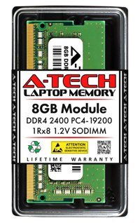 A-Tech CT8G4SFS824A 8 GB DDR4 1x8 2400 MHz Ram