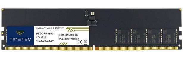 Timetec 8 GB DDR5 1x8 4800 MHz Ram Siyah