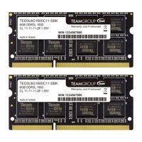 Team Elite TED3L8G1600C11-SBK 16 GB DDR3 2x8 1600 MHz Ram