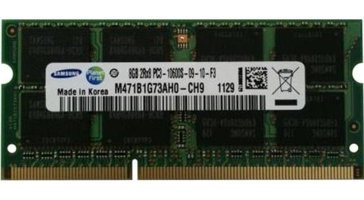 Samsung M471B1G73AH0-CH9 8 GB DDR3 1x8 1333 MHz Ram