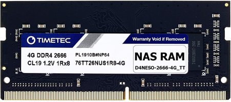 Timetec D4NESO-2666-4G 4 GB DDR4 1x4 2666 MHz Ram