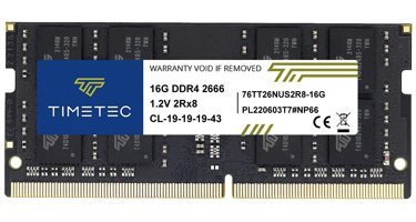 Timetec Hynix 16 GB DDR4 1x16 2666 MHz Ram