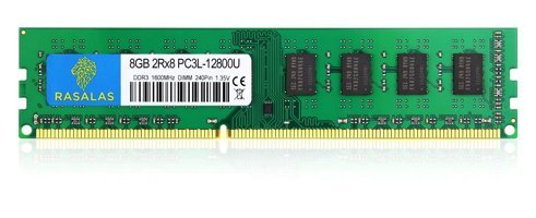 Rasalas 8 GB DDR3 1x8 1600 MHz Ram Yeşil