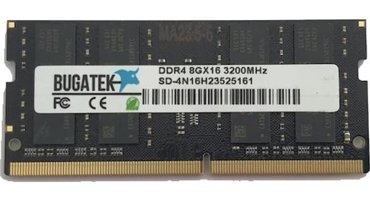 Bugatek 8 GB DDR4 1x8 3200 MHz Ram