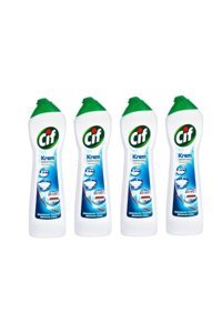 Cif Krem Amonyaklı Yüzey Temizleyici 4x500 ml