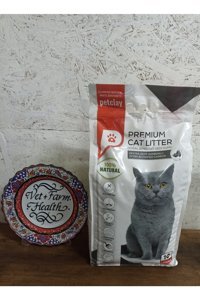 Petclay Kokusuz Topaklanan İnce Taneli Aktif Karbonlu Bentonit Kedi Kumu 10 lt